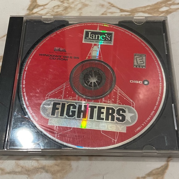Jane's Combat Simulations Fighters Flight Simulator DISC 2 ONLY 1997 Retrogaming - Picture 1 of 3